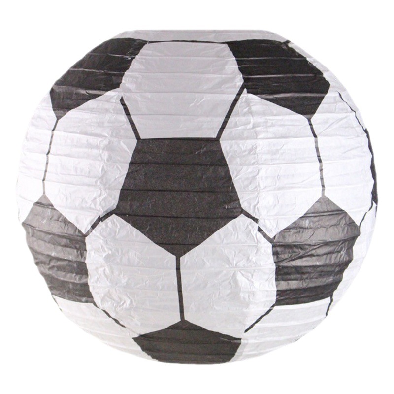 Basketball football paper lantern sports festival props decoration sports mall scene layout rugby