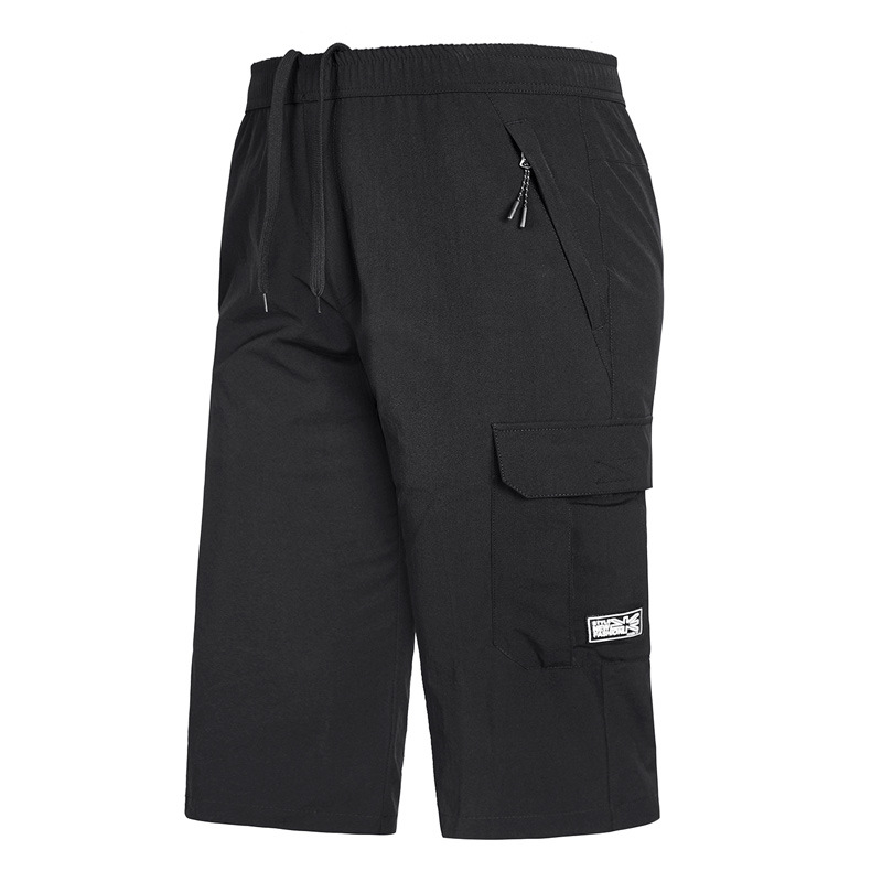 New Summer Outdoor Quick-drying Capri Pants Foreign Trade Men's Sports Casual Shorts Breathable Wear-resistant Large Size Pants