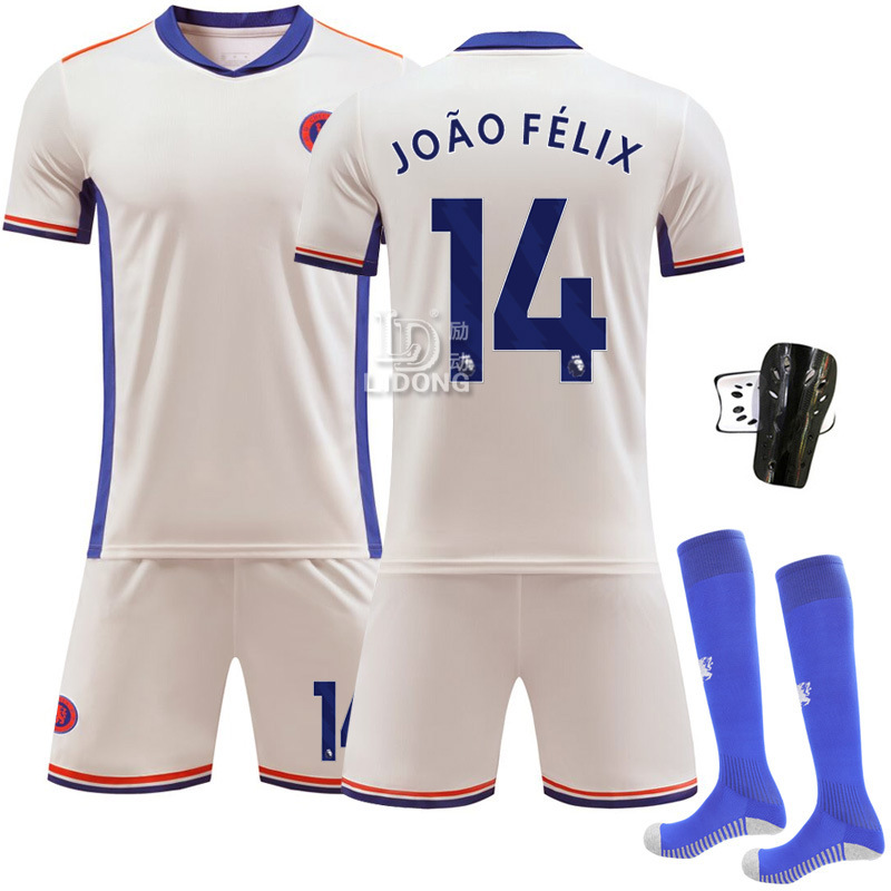 Picture of 2425 Chelsea New Away No.20 Palmer 8 Enzo 14 Felix Football Jersey suit