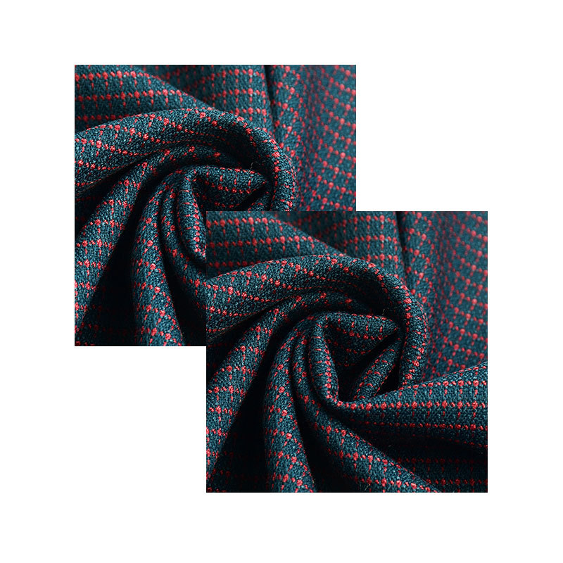 TR polyester viscose stretch yarn-dyed plaid fabric shirt skirt pants fashion fabric 32/2*32/2 + 40D