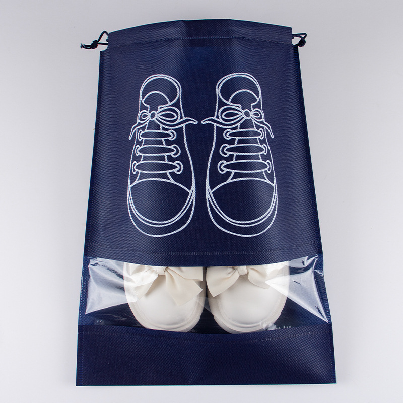 Non-woven storage bag shoe storage bag drawstring girdle travel storage bag dustproof shoe bag non-woven shoe bag