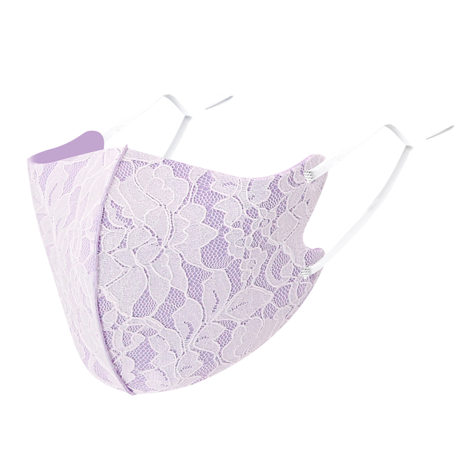 Picture of Composite Lace Mask, Breathable Lace, Adjustable Amazon Cloth Mask, Sun Protection, Windproof, Dustproof, Warm Mask