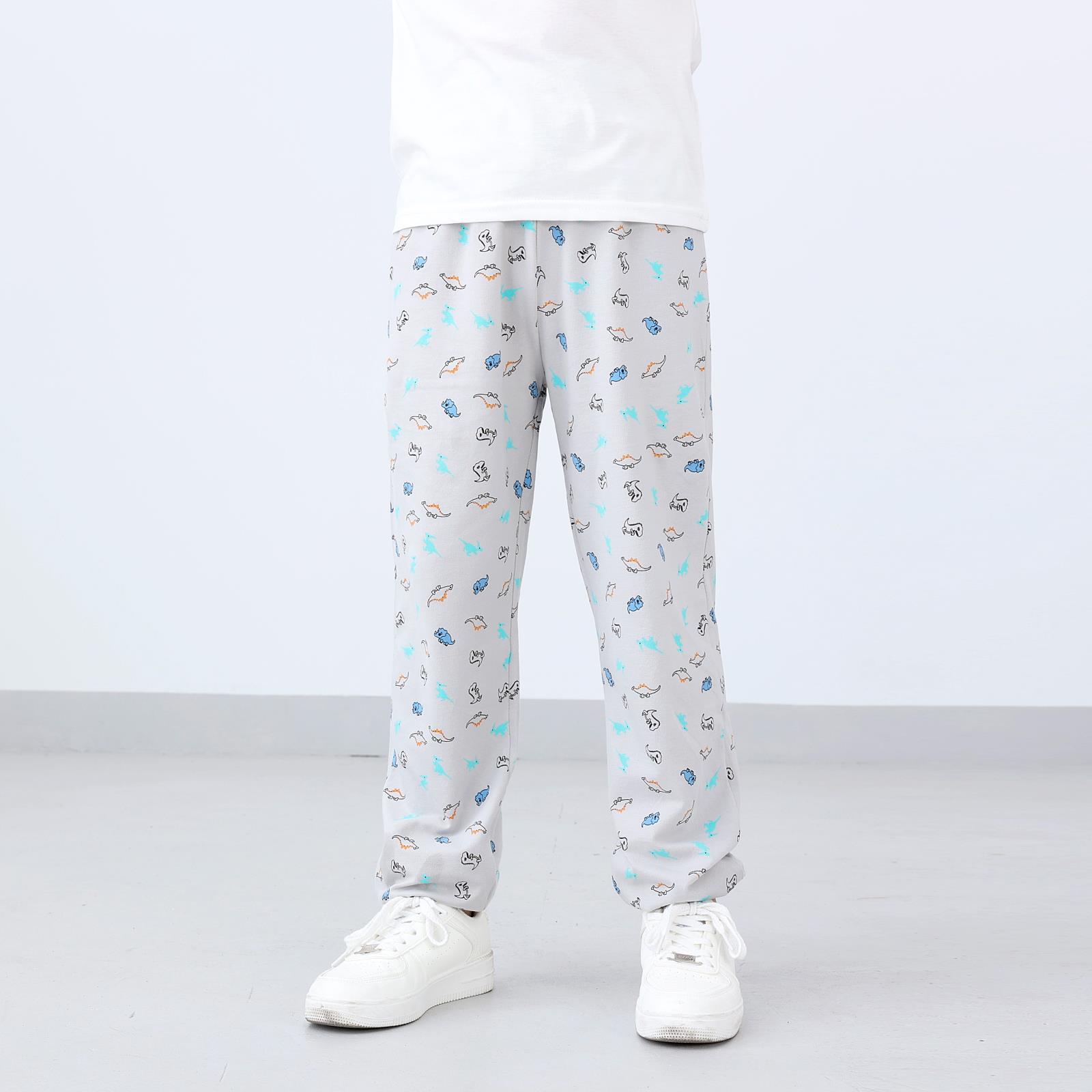 Picture of Children's Wear Summer Korean Style New Children's Thin Anti-mosquito Pants Large Children's Cartoon Full Print Casual Pants Boys Pants