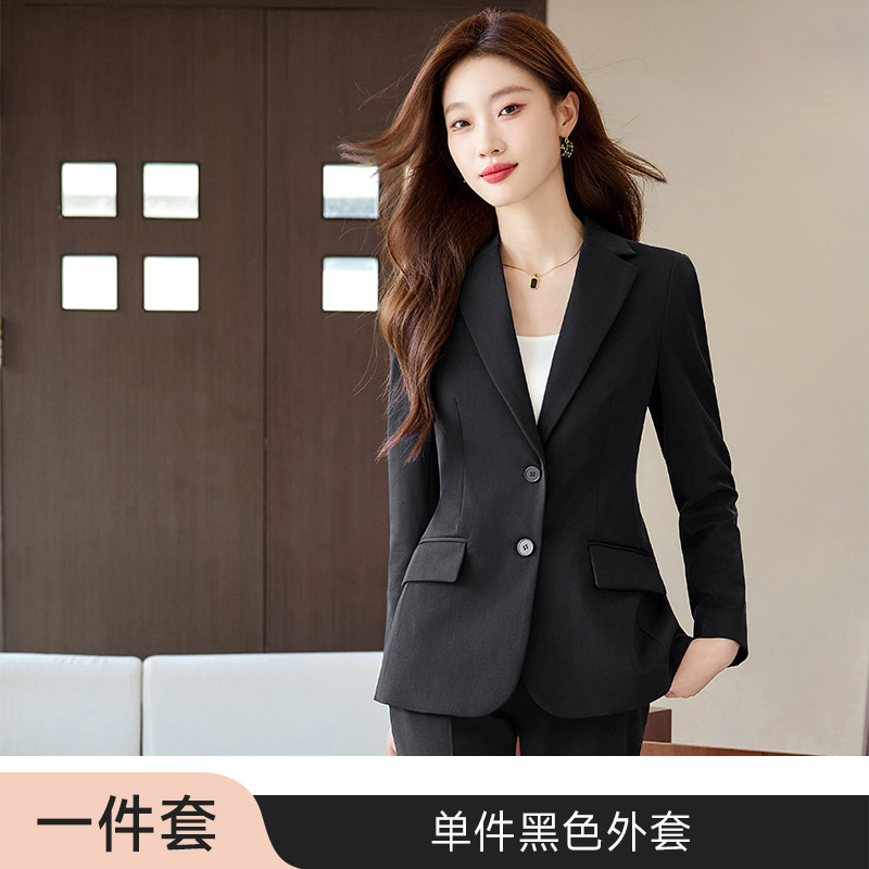 Picture of 2024 Spring and Autumn New Professional suit Women's High-end Sales Jewelry Store Work Clothes Interview Suit Dress Long Sleeve