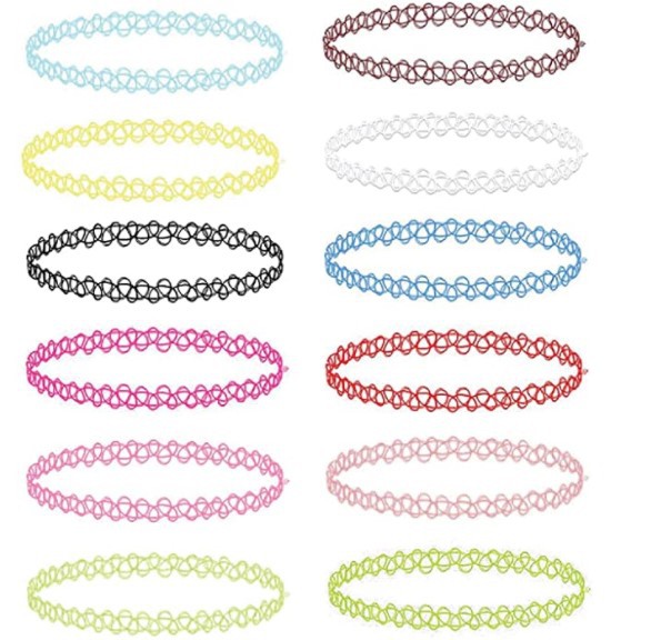 Picture of Fishing line necklace hand woven fishing line tattoo vintage necklace clavicle chain fashion factory in stock wholesale