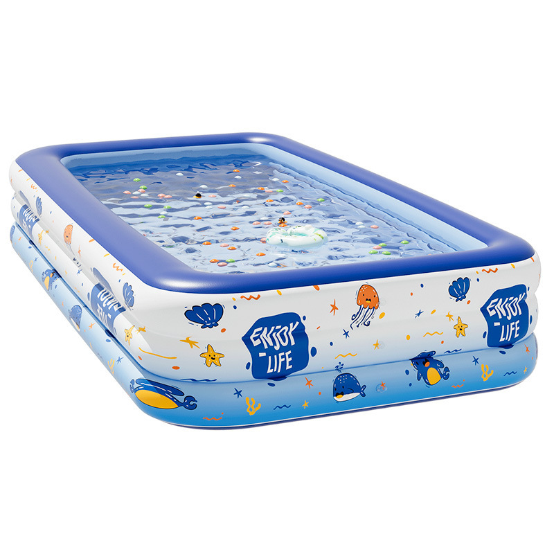 Picture of Swimming Pool Baby Inflatable Swimming Pool Adult Super Large Household Mobile Smart Flash Charging Swimming Pool Outdoor Wholesale