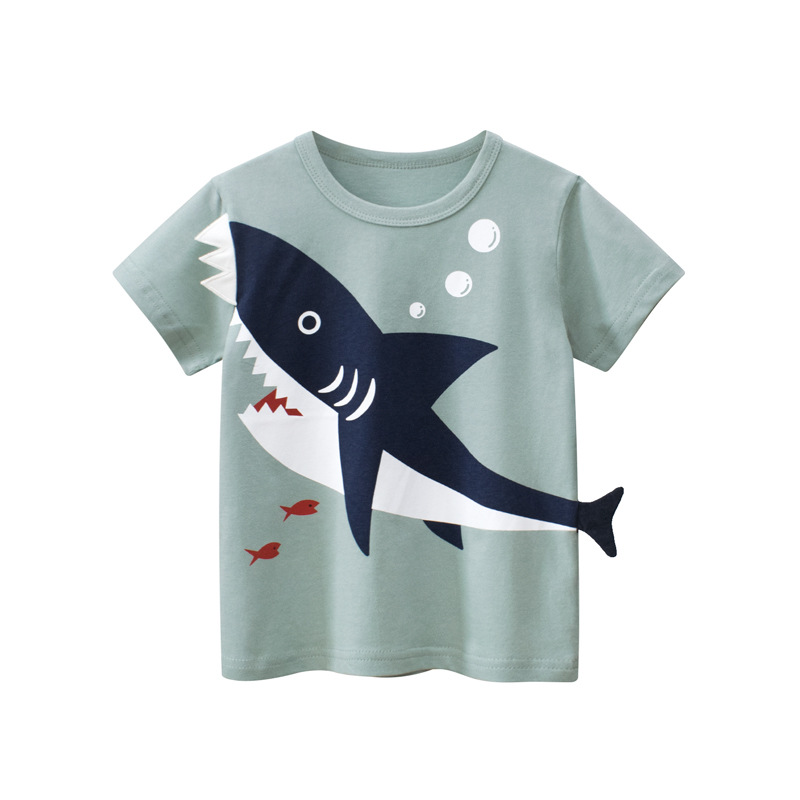 Picture of Fashionable Brand Summer Kidsren's Clothing New Product 2025 Kidsren's Clothing Men's Short-Sleeved T-Shirt Wholesale Baby Clothes One Piece Consignment
