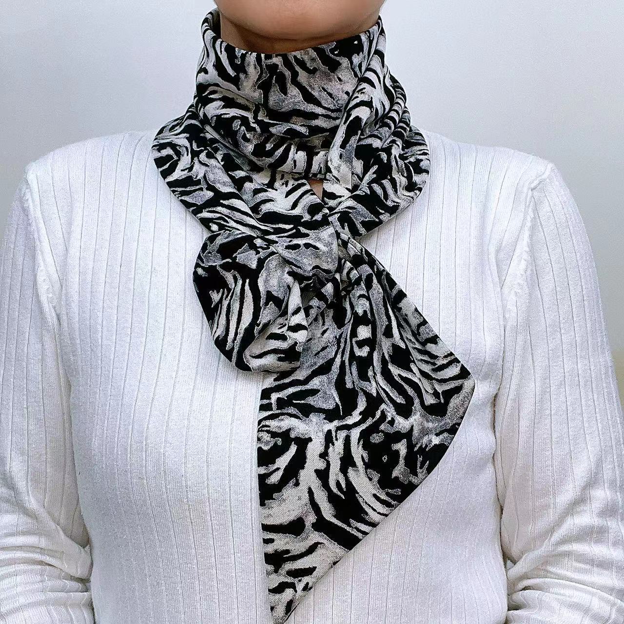 Picture of [Increase lengthening] 14*140cm neck long scarf Australian velvet cotton autumn and winter warm scarf fashion scarf scarf