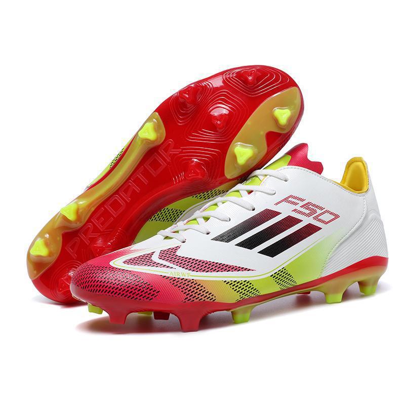 Cross-Border Export New F50 High-Top Football Shoes Long Spike Football Shoes Tf Broken Spike Training Shoes Football Men's Model