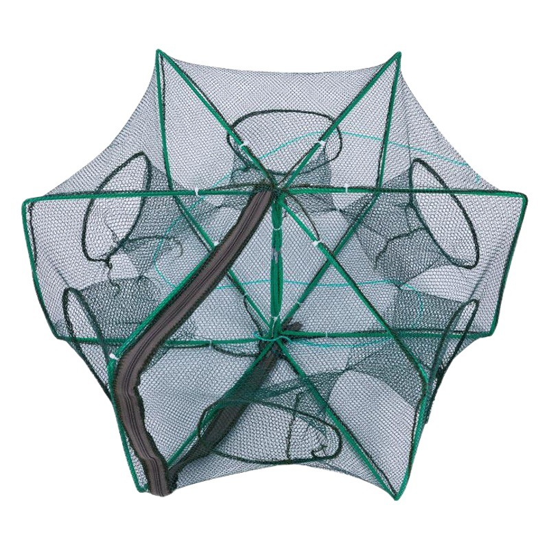 Picture of Fishing Fan-Shaped Net Cage, Foldableing Shrimp Pot, Fishing Net, Ground Net, Fish Cage, Catching Fish, Catching Fish, Eel and Lobster, Can Only Go in and Out of Shrimp