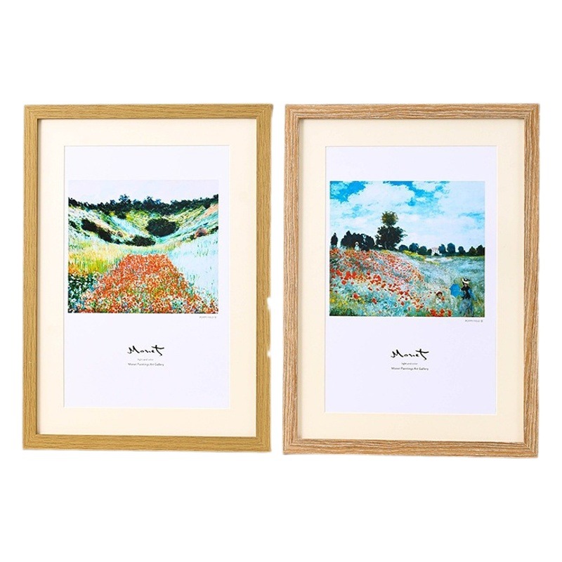 Casual Photo Frame Mounting Picture Frame Wall Hanging A3 Inch 16 Table A4 Inch 4 Open 8K Puzzle Frame Creative Photo Wall Wooden