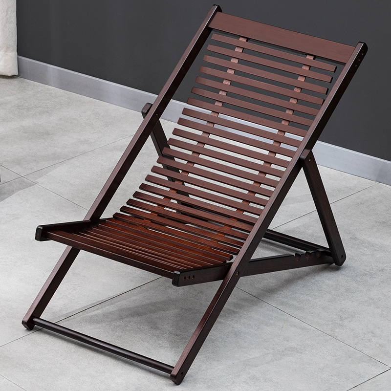 Recliner Foldable Lunch Break Can Sit and Lie down Bamboo Sleeping Chair Strong and Durable Elderly Lazy Balcony Office