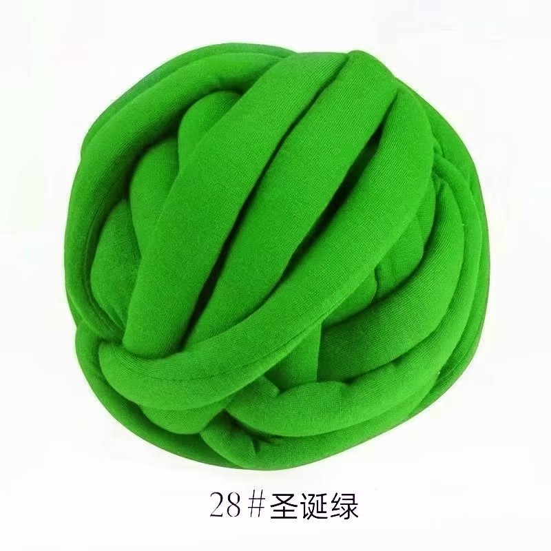 Picture of Heart-filled cotton coarse cotton fabric thread hand-woven blanket bag cat nest wool core-spun yarn thread machine-washed OHHIO new style