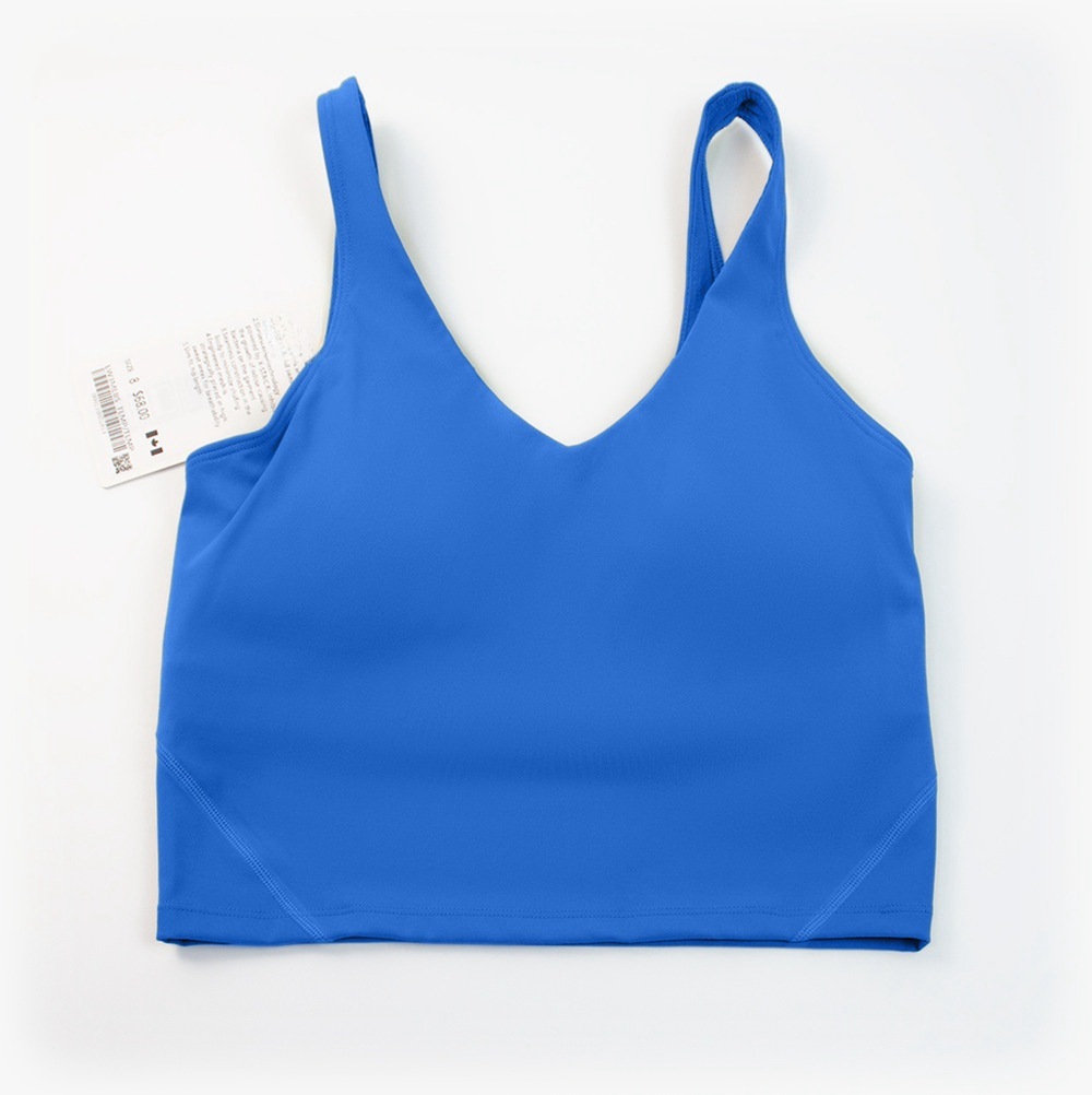 Picture of New Style Yoga Clothing Nylon Naked Tight-fit Sports Bra Women's Bra All-match Fitness Beauty Back Underwear Vest Gather-up