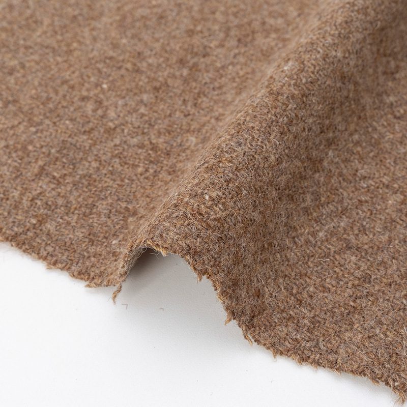 Picture of Foreign trade all-wool walking ring spinning tweed fabric 480 g/m coat coat wool double-sided tweed fabric wholesale