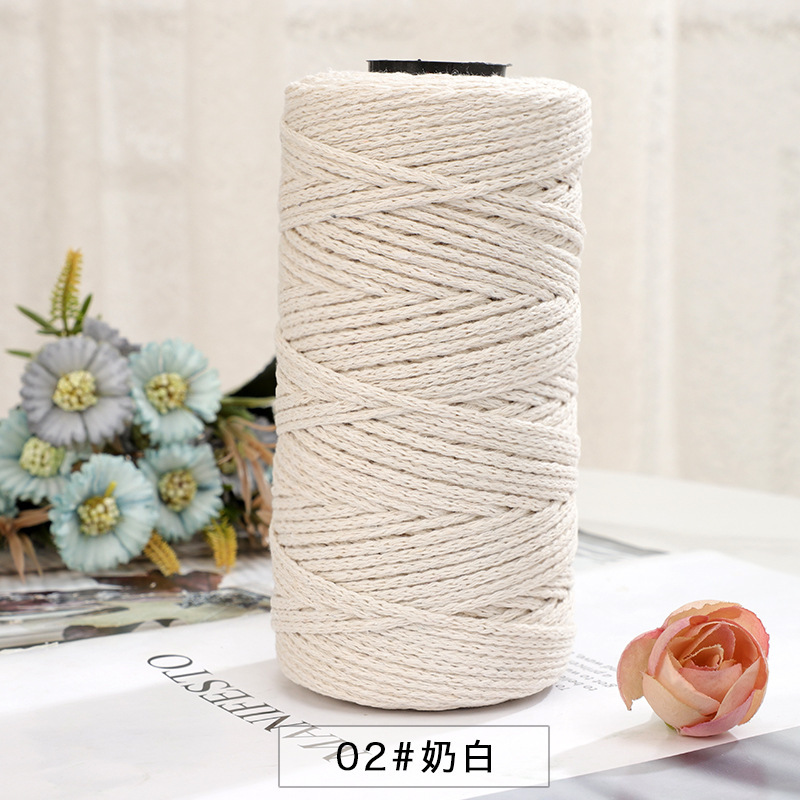 Picture of Explosions 2mm round strand hollow yarn European-style hook bag hollow Diy thread color multi-hand crochet collocation