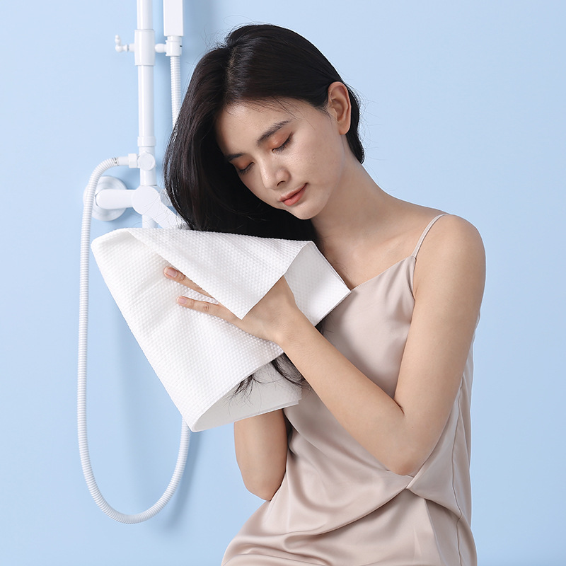Picture of Bulk Disposable Towel Bath Towel Beauty Salon Barber Shop Bath Head Wash Travel Non-woven Hair Towel