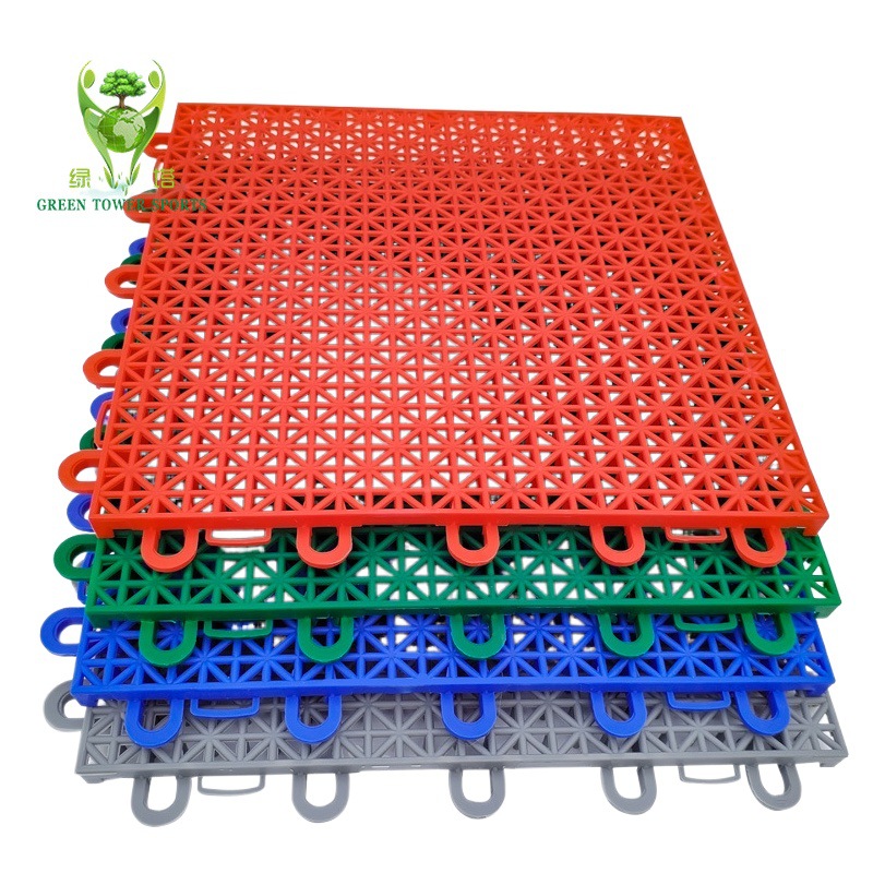Kindergarten Outdoor Suspended Floor Pp Splicing Non-Slip Suspended Assembled Outdoor Sports Block Floor Thickeneding