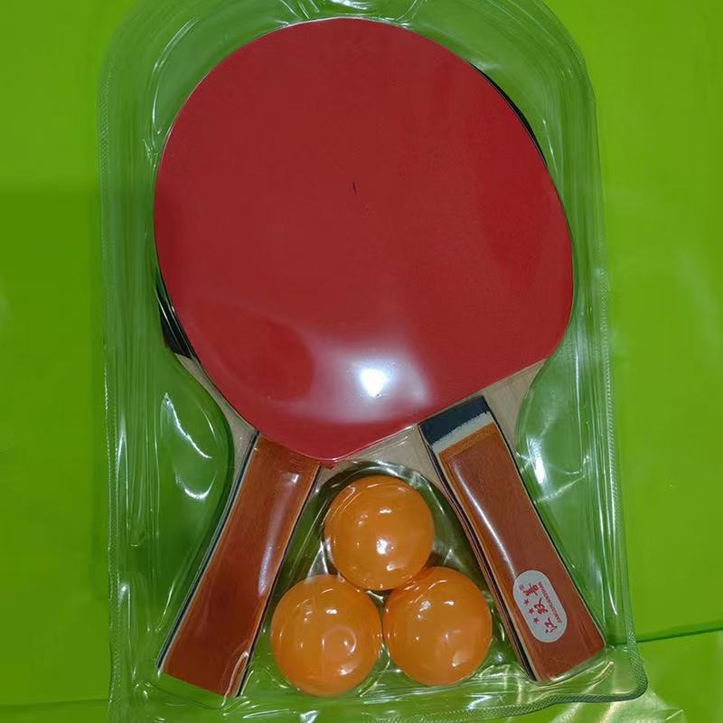 Picture of Table tennis racket 2 paddle racket suit sports training supplies 2 bats 3 ball beginners student competition wholesale