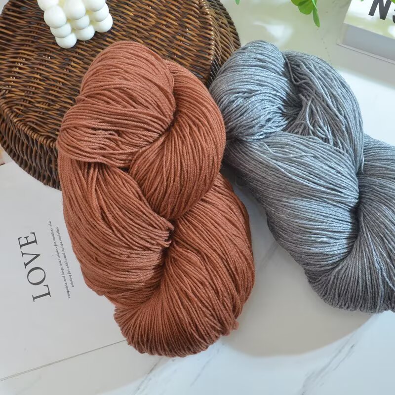 Old-Fashioned Wool Yarn Twisted Yarn 300g Hand-Dyed Yarn Hand-Knitted DIY Sweater Scarf Cushion Hook Slippers Baby