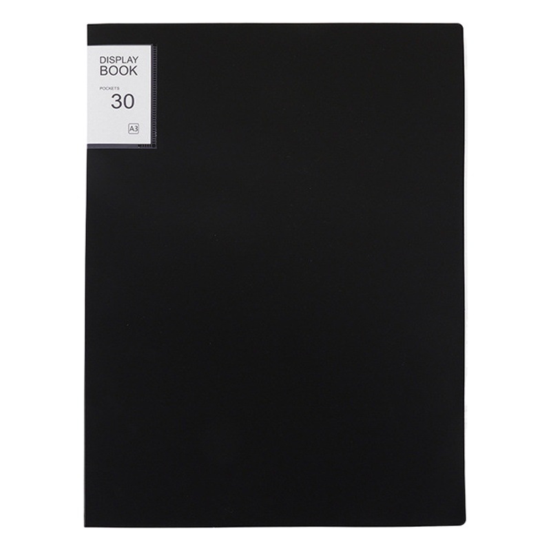 A3 candy color information Book student art album examination paper storage bag pp transparent waterproof insert folder