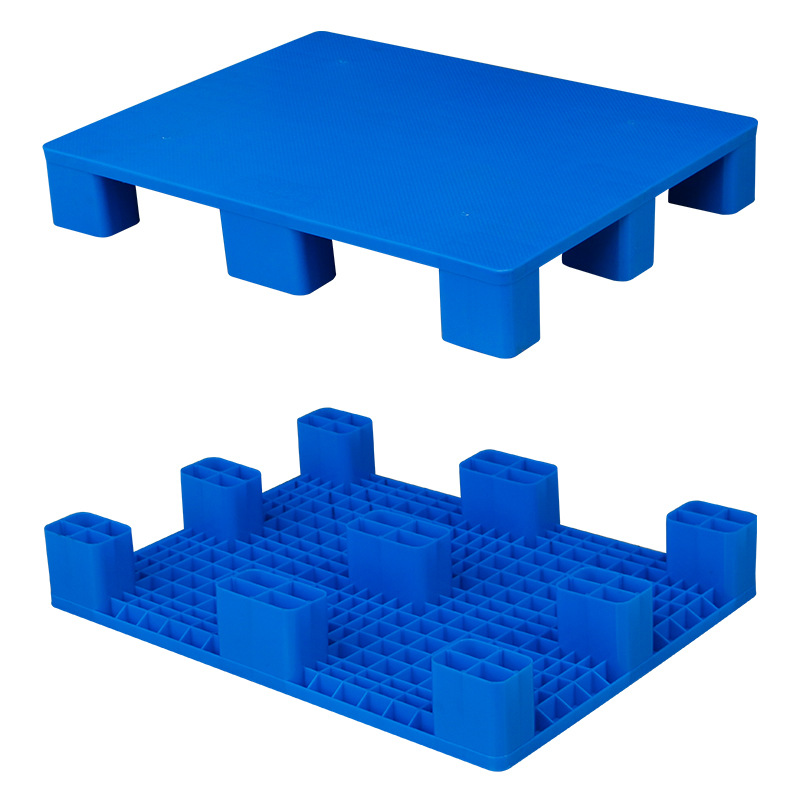 Picture of 1210 plastic pallet forklift warehouse moisture-proof board card board logistics pallet flat nine-legged cargo rack pad thickened