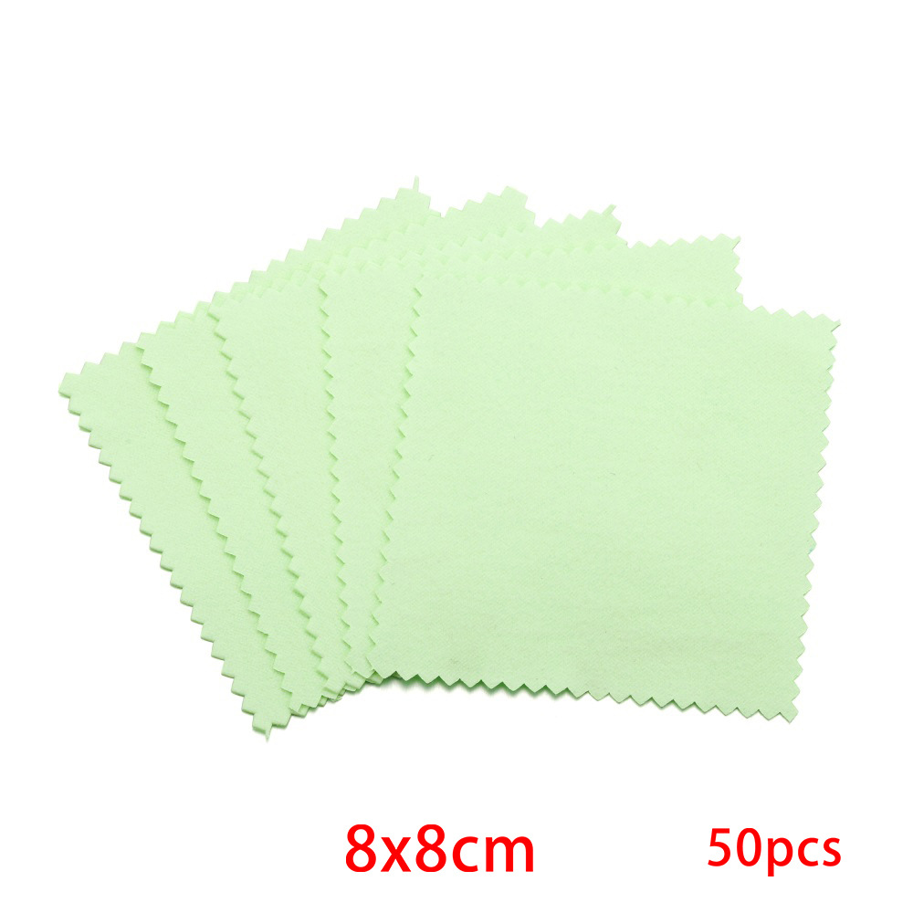 Picture of Jewelry Maintenance Square Marble Pattern Silver Wipe Double-sided Mirror Wipe Cloth Silver Gauze Suede Bright Silver Cloth