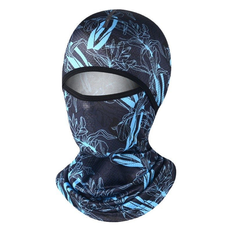Summer Sunscreen Headgear Men's Ice Silk Outdoor Sunshade UV Protection Women's Motorcycle Riding Mask Windproof Face Gini