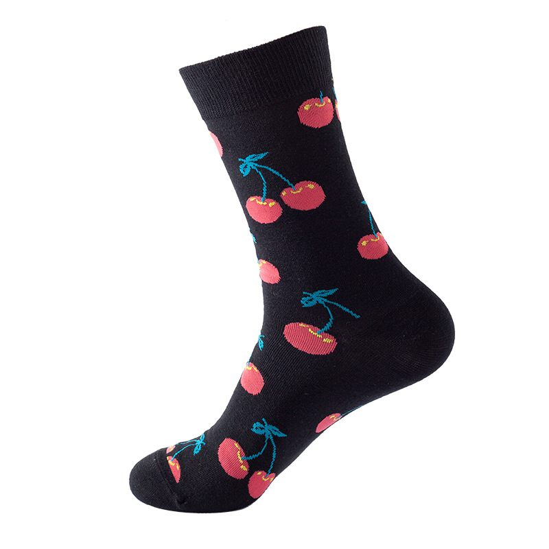 Picture of New Amazon Mid-Calf Socks for Men, Cotton, Women's European and American Ins Style Autumn and Winter Internet Celebrity Trendyy Socks Wholesale