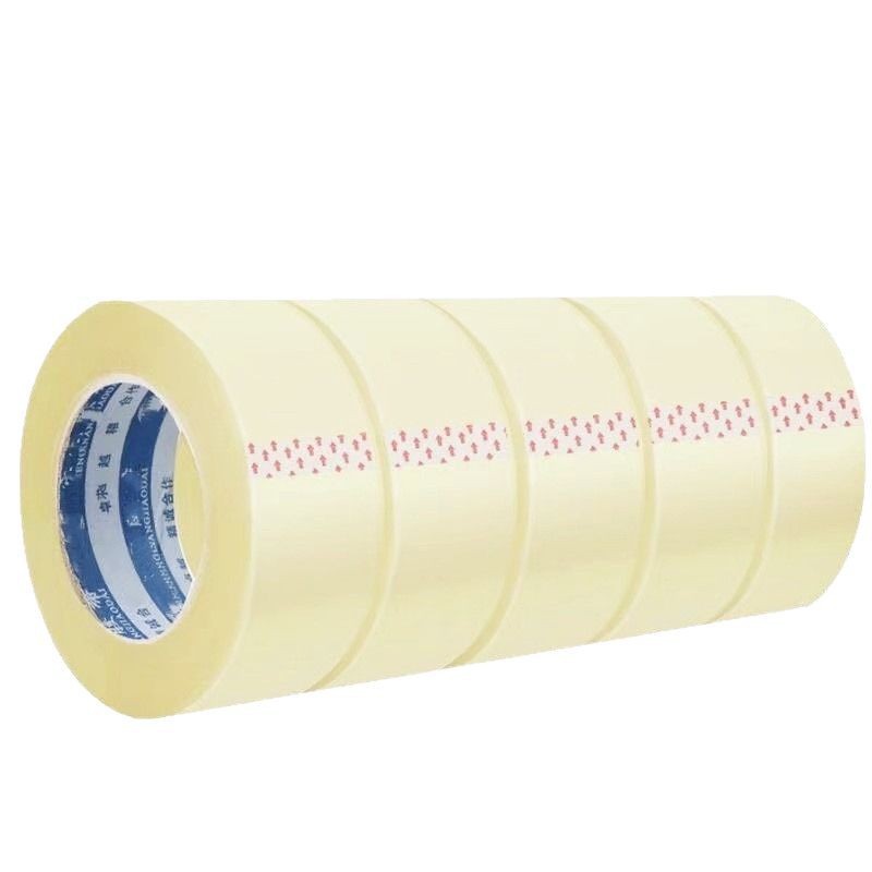 Large roll of transparent tape manufacturers wholesale express packaging sealing tape whole box yellow tape logistics packaging sealing