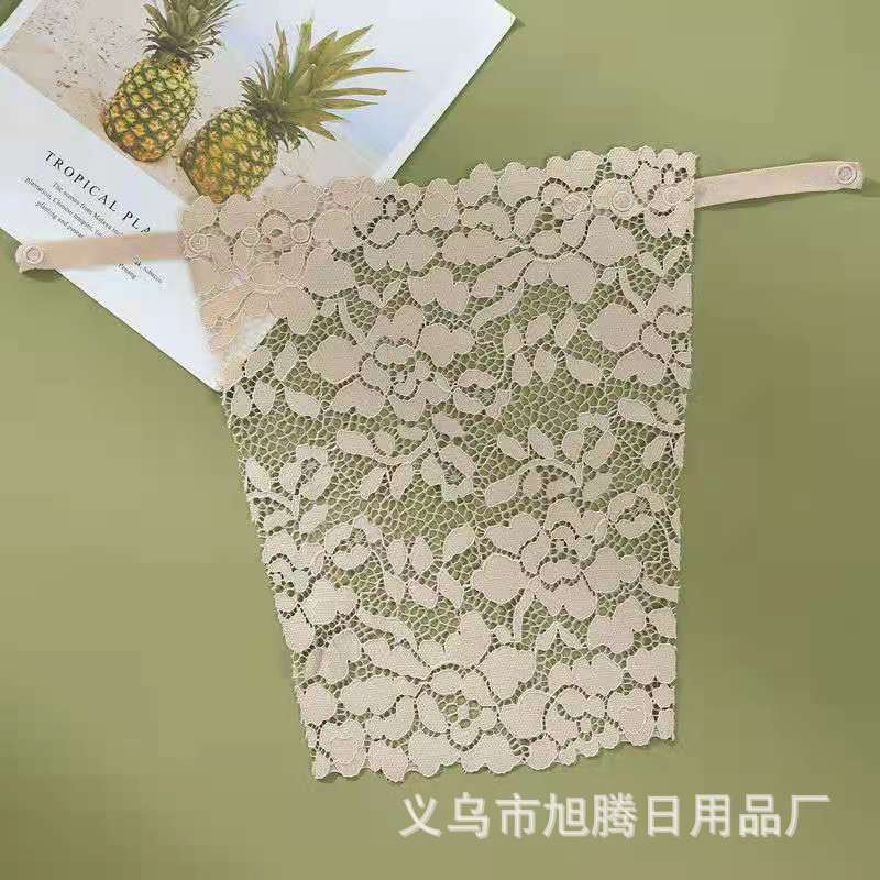 Picture of Anti-exposure tube top artifact women's one-piece lace edge bottoming inner wear wrapped chest seamless chest covering cloth chest thin
