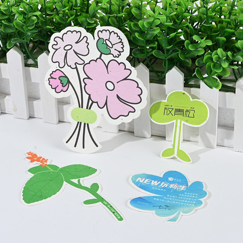 Seed Paper creative birthday wedding ticket postcard exhibition event ticket calendar kindergarten parent invitation