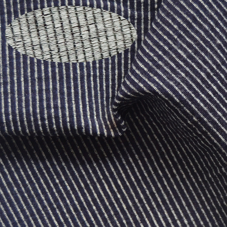 Tmall Explosions 300g Knitted Washed Water Imitation Denim Striped Pants Children's Clothing Fabric Men's Women's Clothing Fabric