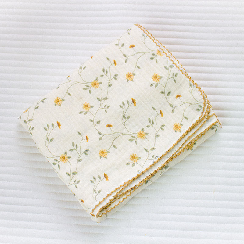 Picture of Gauze Blanket Holding Quilt Cotton Bath Towel Newborn Supplies Class A Baby Bag Single Bag for Newborn Infants