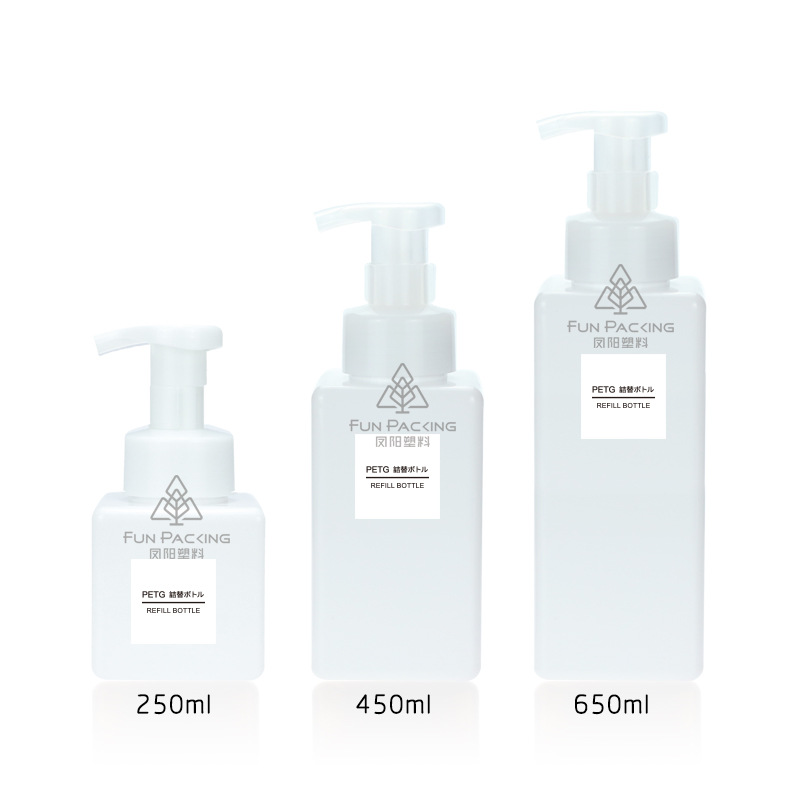 Picture of Spot Mousse Foaming Bottle 250ml Shower Gel Hand Sanitizer Bottle 450ml Square Foam Bottle 650ml Sub-Bottle