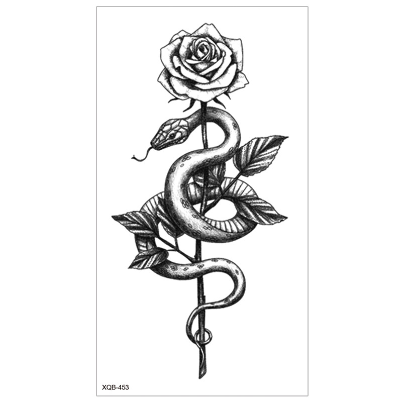Picture of New Half Arm Tattoo Stickers Cross-border Amazon Hot Selling Set Dark European and American Realistic Waterproof Tattoo Stickers Wholesale