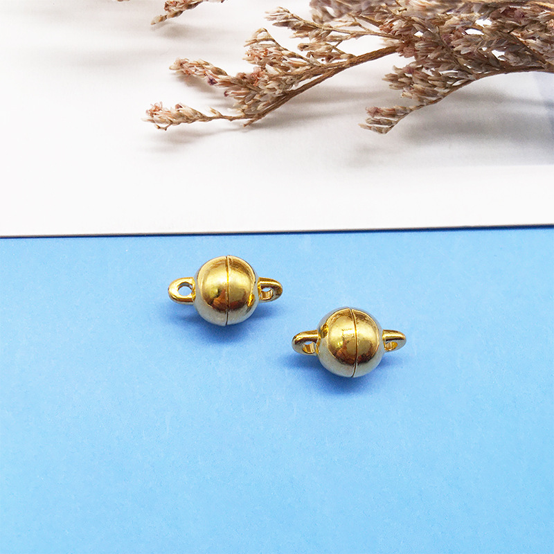 Picture of 1 magnet buckle strong fashion love spherical cylindrical diy jewelry accessories couple necklace bracelet pendant