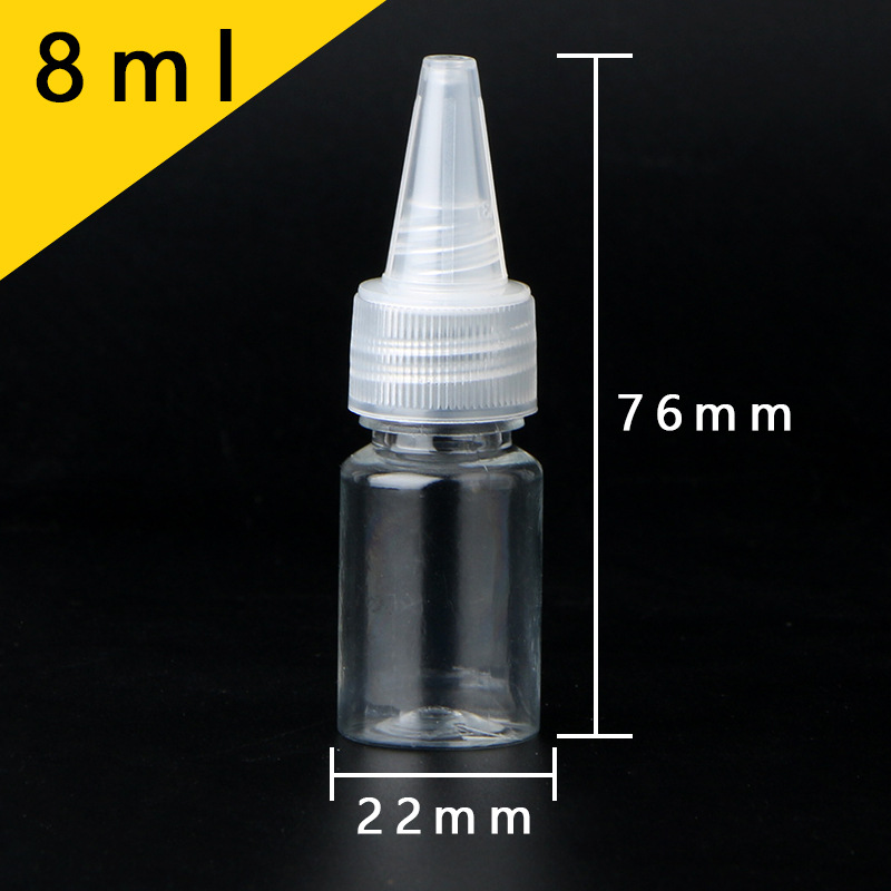 Picture of Wholesale 50 200 500ml ml squeeze bottle color bottle emulsion pigment bottled transparent plastic pointed nose bottle