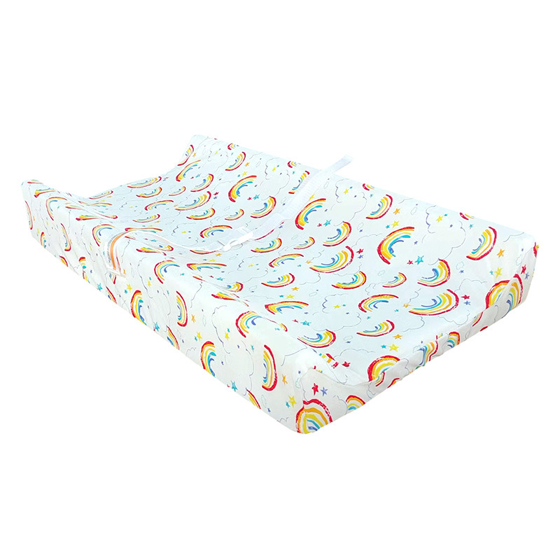 Picture of Ok100 Cotton Diaper Changing Tablecloth Cover Baby Care Pad Outwear Newborn Massage Touch Pad Bed Sheets Cloth Cover