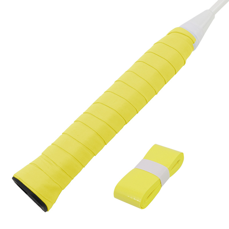 Picture of Ultra-Thin Soft Badminton Racket Sticky Double-Sided Coated Flat Latex Anti-Slip Sweat-Absorbent Wrapping Grip Tape Wholesale