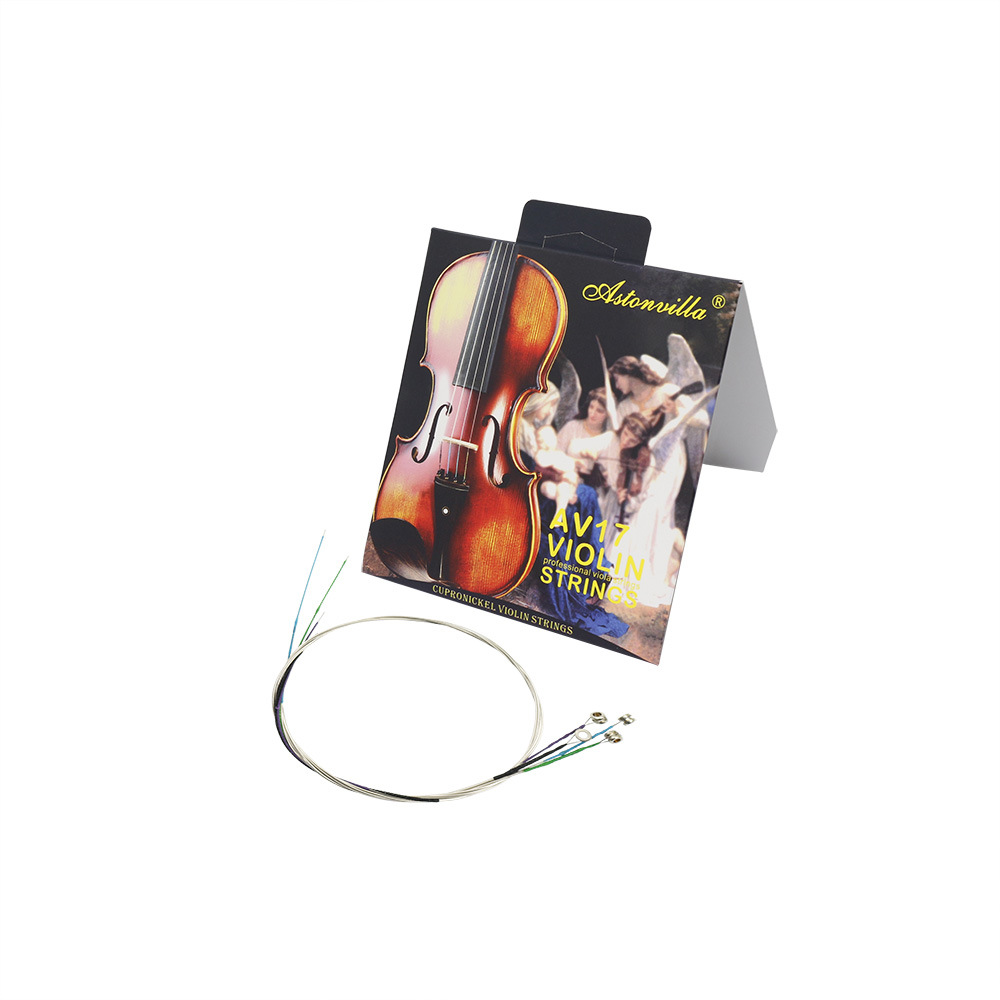 Aston Villa Violin Strings for Playing Strings High Plated High Carbon Steel Sericized Strings Set Strings Wholesale