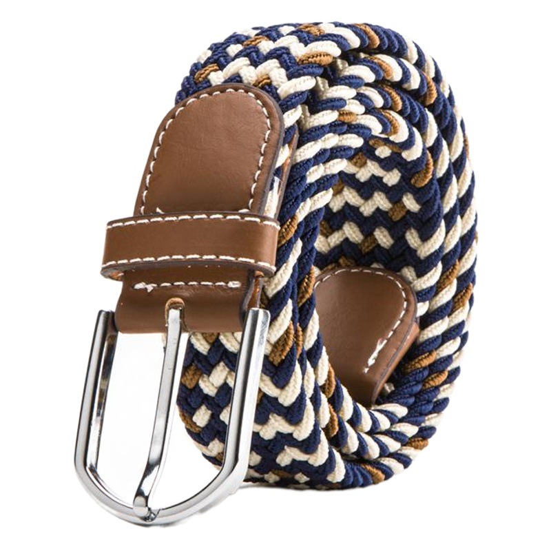 New 39 color elastic woven elastic belt wholesale factory direct in stock men's women's belt canvas belt