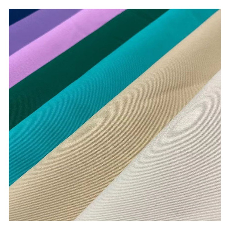 Picture of in stock 150D matting filament twill four-sided elastic suit skirt pants polyester fabric fashion fabric wholesale