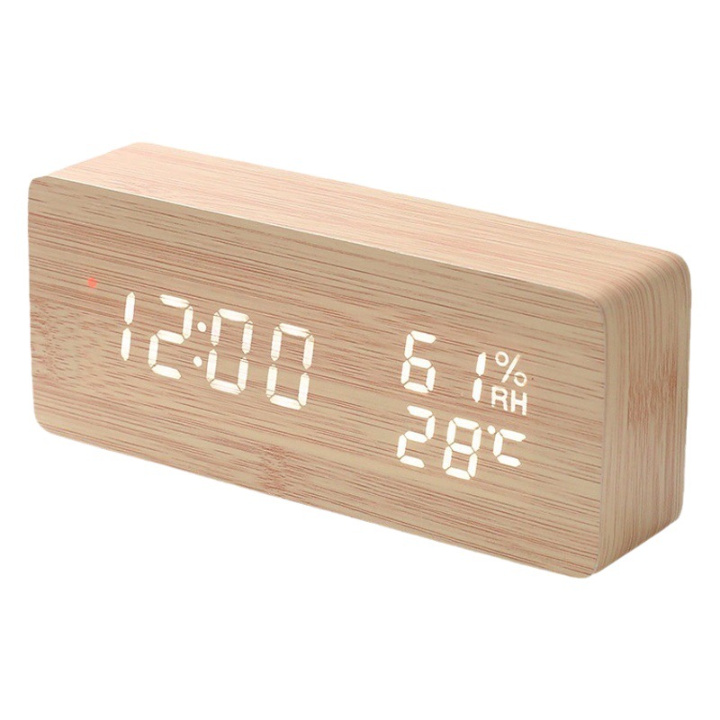 Automatic Time Setting Japanese Radio Clock Japanese-Style Clock Automatic Time Setting Electronic Clock Smart Radio Digital Led Alarm Clock