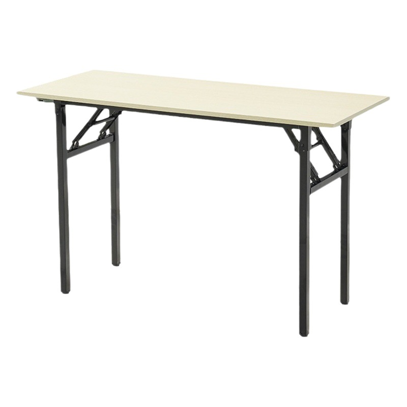 Picture of Factory straight hair simple folding table Office conference table long learning desk computer training table modern minimalist