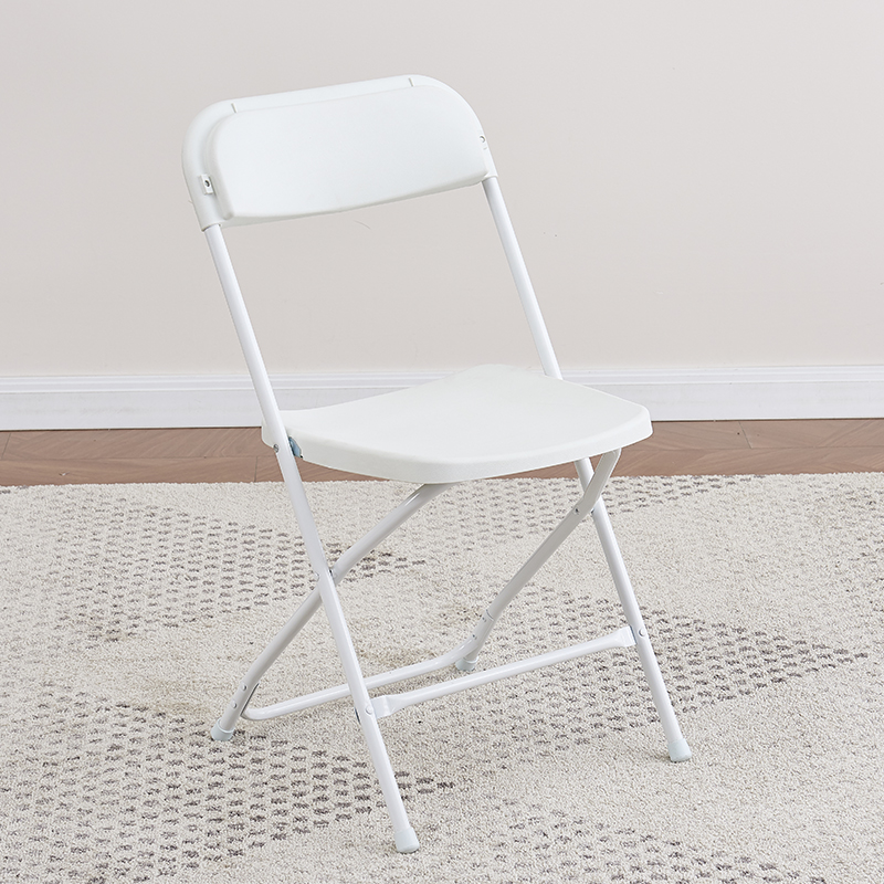 Picture of Folding chair home simple modern plastic photo chair dormitory office meeting training outdoor backrest chair stool