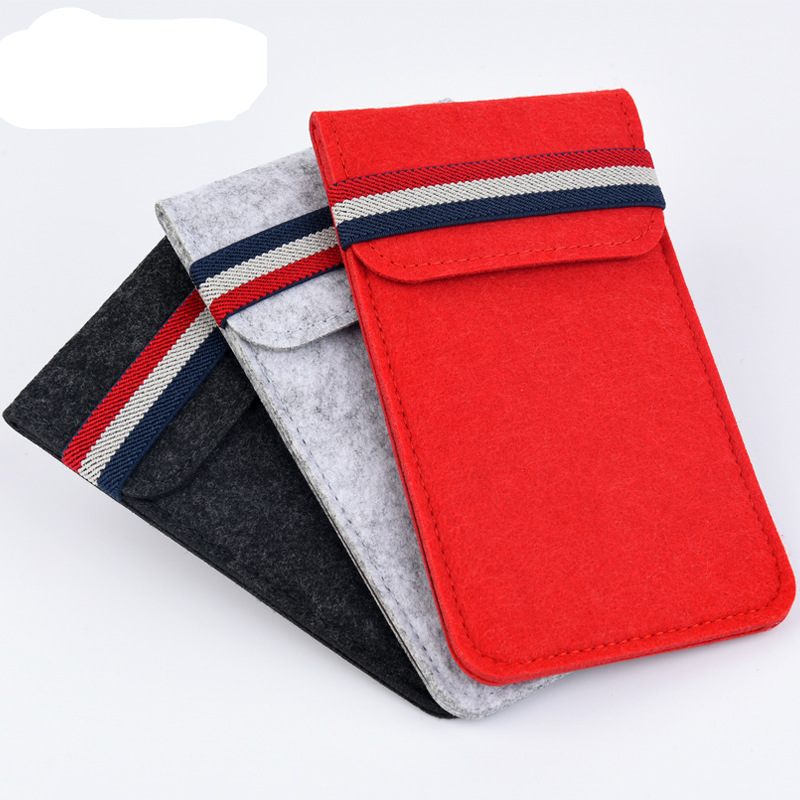 Felt Mobile Phone Bag Change Envelope Bag Simple Card Bag Advertising Felt Bag Gift Mobile Phone Case Protective Cover