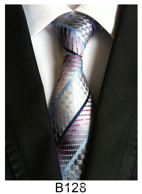 Picture of Tie Men's Casual Formal Wear Professional Business Men's Tie Polyester Silk Hand-Tied Tie Source Manufacturer Batch