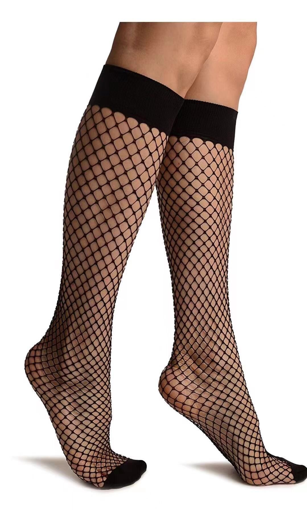Picture of Internet Celebrating Halloween Nets Skull Spider Web Hollow Fishnet Stockings Pure White Silk Stockings Sexy Black Silk