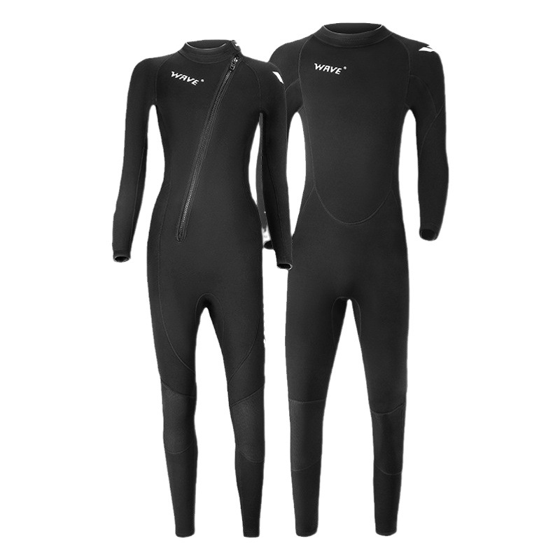 wave new cross-border Professional 3mm diving suit surfing snorkeling couple conjoined jellyfish suit diving suit